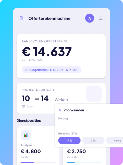 Weergave van verschillende web-apps