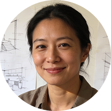 Portret van Maya Lin, interieurarchitect