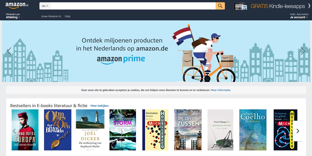 Online marktplaatsen in Nederland: Amazon