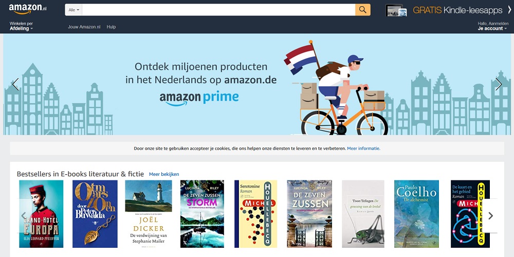 Online marktplaatsen in Nederland: Amazon
