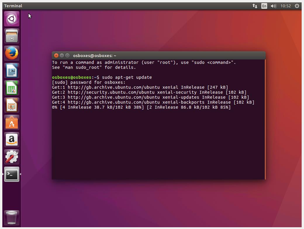 Update-proces bij Ubuntu