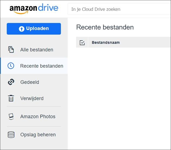 Dropbox alternatief Amazon