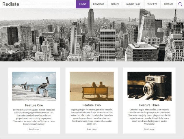 Design template website over financiën