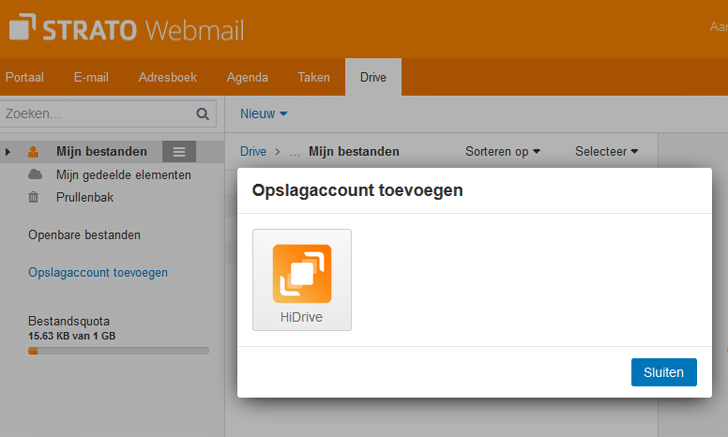 Zonder omwegen: vanuit Webmail direct toegang tot je HiDrive