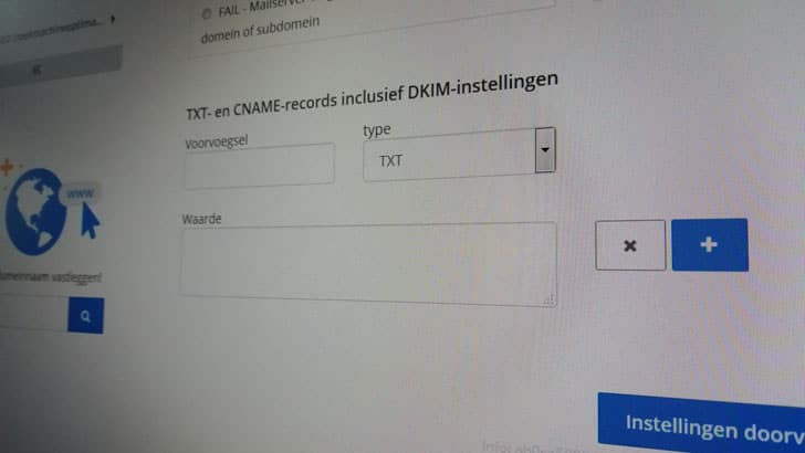 DKIM bij STRATO voor een eigen mailserver configureren