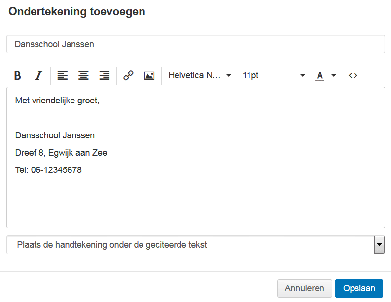 STRATO Webmail: Het aanmaken van je eigen handtekening in Webmail is heel eenvoudig