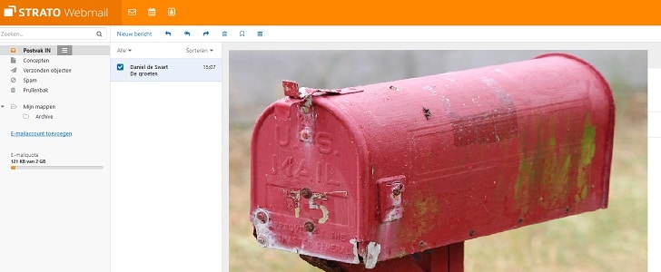 Nieuwe look voor STRATO Webmail
