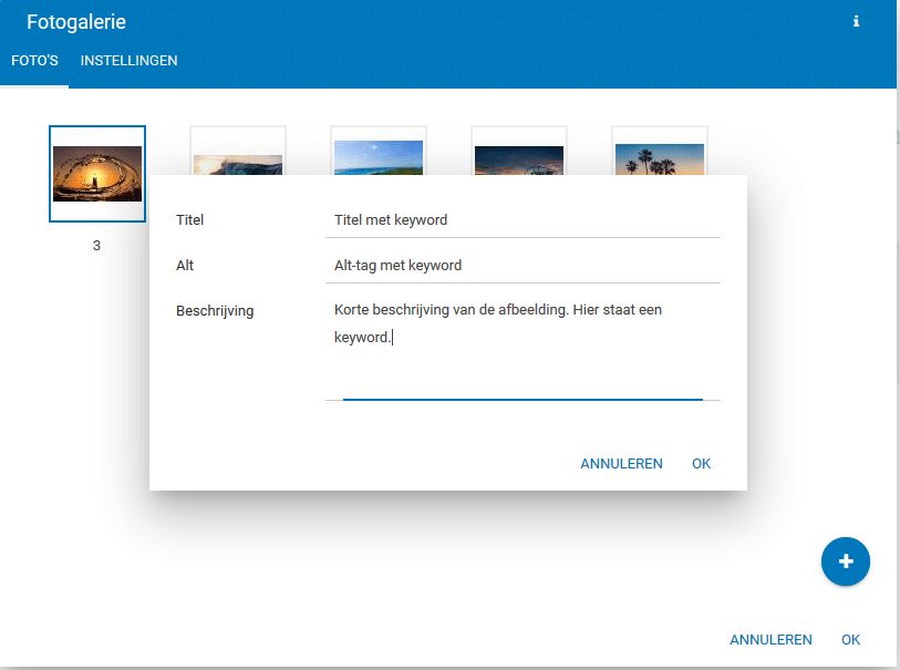 Alt-tekst toevoegen aan je afbeeldingen
