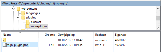 Je eigen WordPress plug-in uploaden