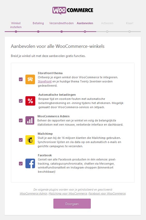 Je eigen webshop starten met WooCommerce - aanbevolen gratis functies
