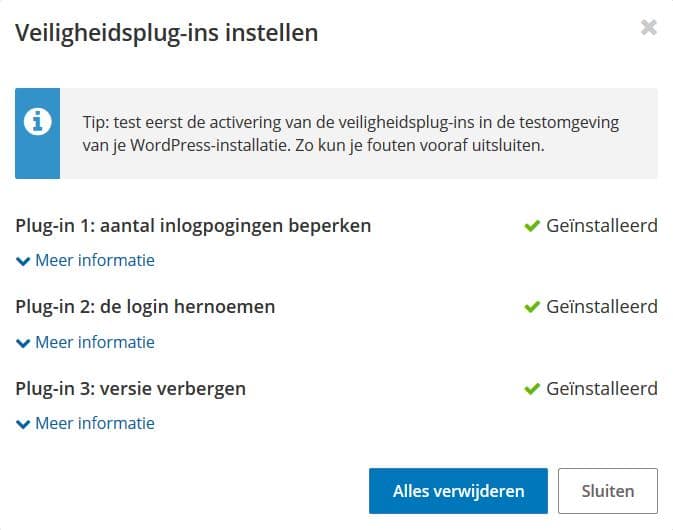 Nieuwe WordPress-features: Veiligheidsplug-ins instellen