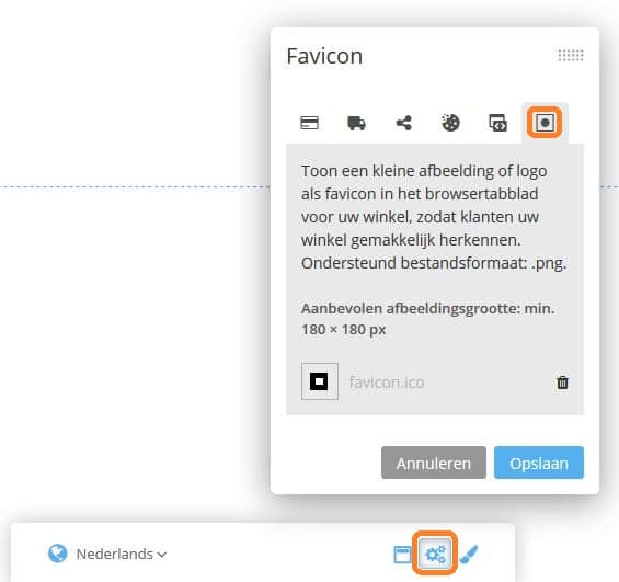 STRATO Webshop Now: zo stel je jouw favicon in