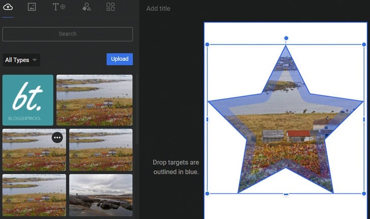 Google Web Stories: je kunt afbeeldingen ook in een geometrische vorm invoegen