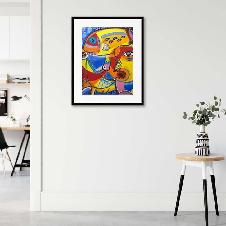 Webshop Modern Dutch Art: foto simulatie