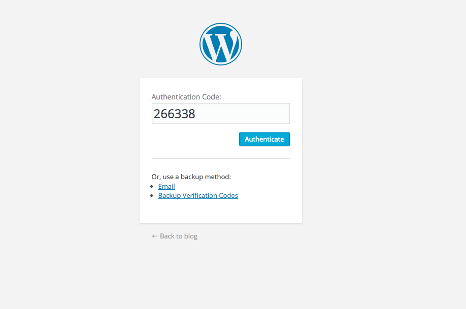 2FA in WordPress