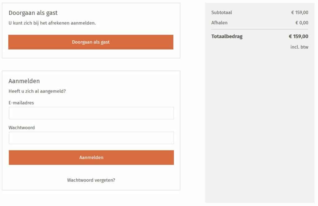 STRATO Webshop Now - laat je klanten als gast bestellen