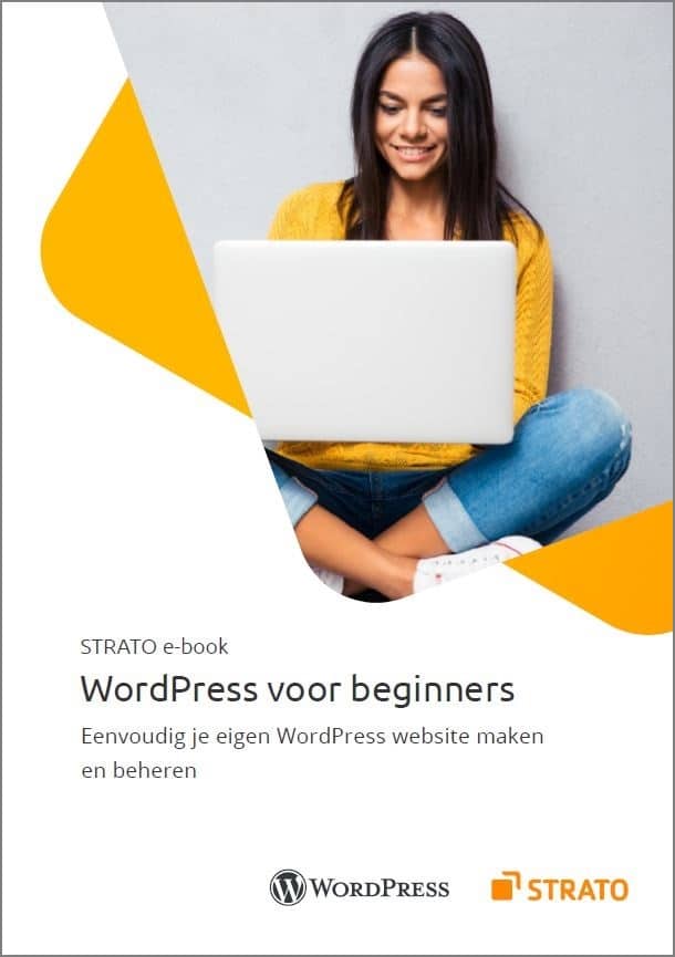 Download het STRATO e-book "WordPress voor beginners"