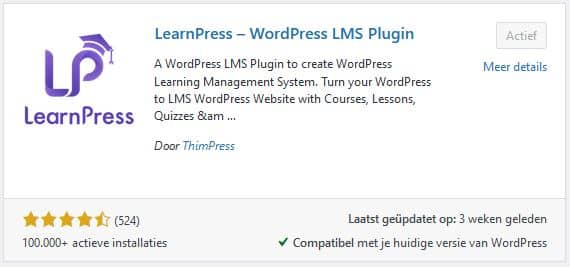 De plug-in LearnPress is een gratis LMS voor WordPress