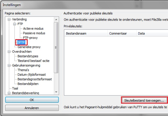 filezilla ssh key filezilla ssh key